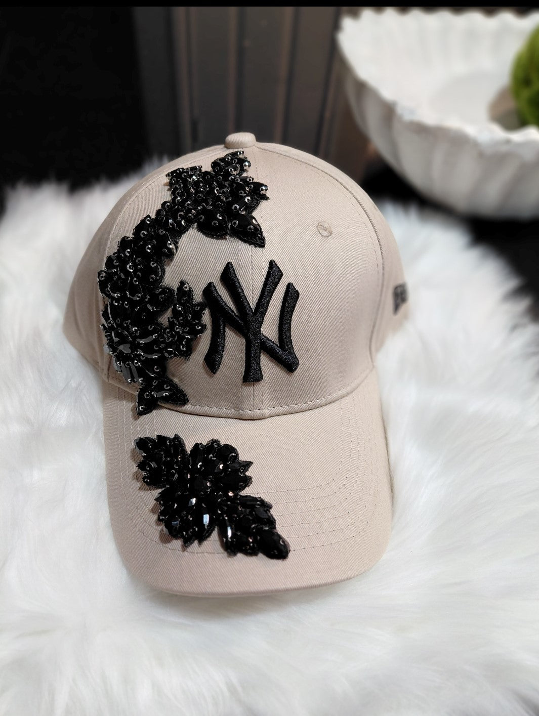 Custom bling NY hats