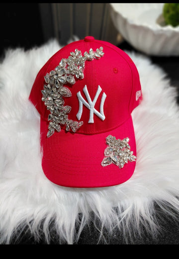 Custom bling NY hats