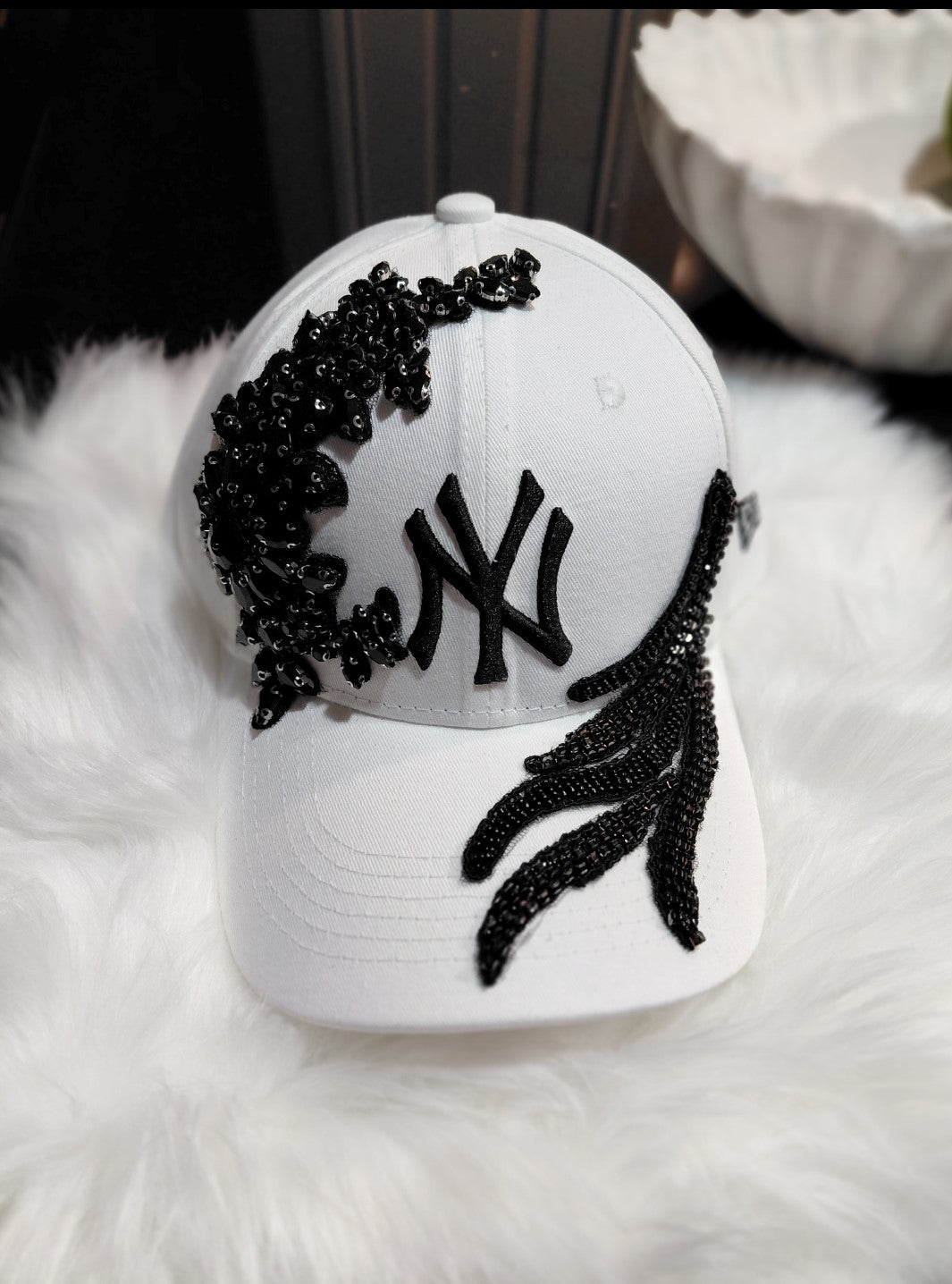 Custom bling NY hats