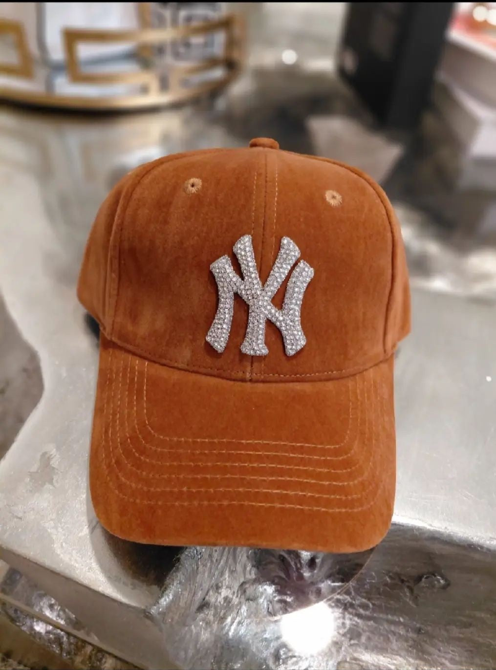 Velvet NY Bling Baseball Hat