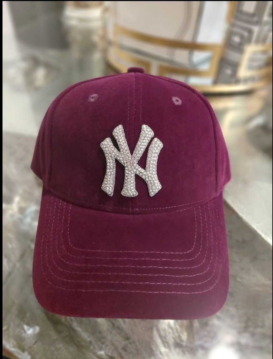 Velvet NY Bling Baseball Hat