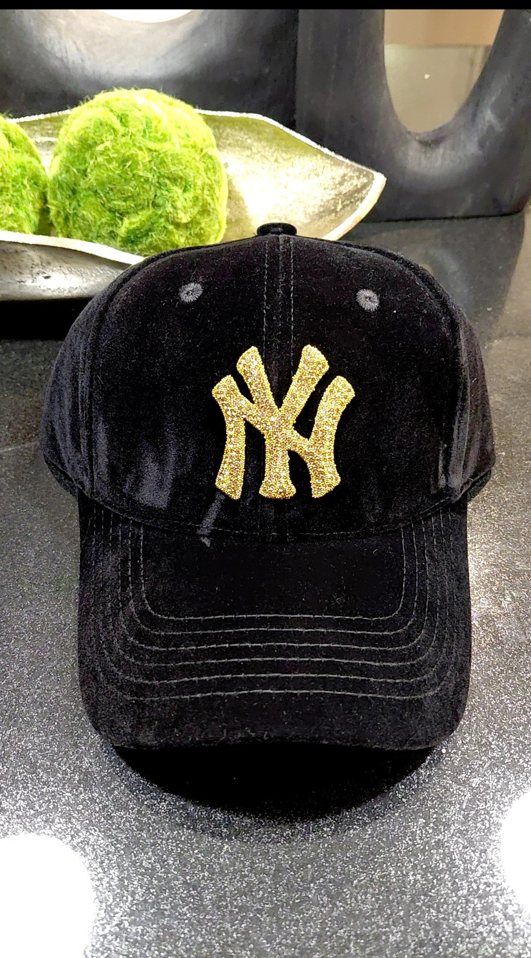 Velvet NY Bling Baseball Hat