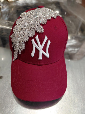 Top Bling Crystal NY Baseball Cap