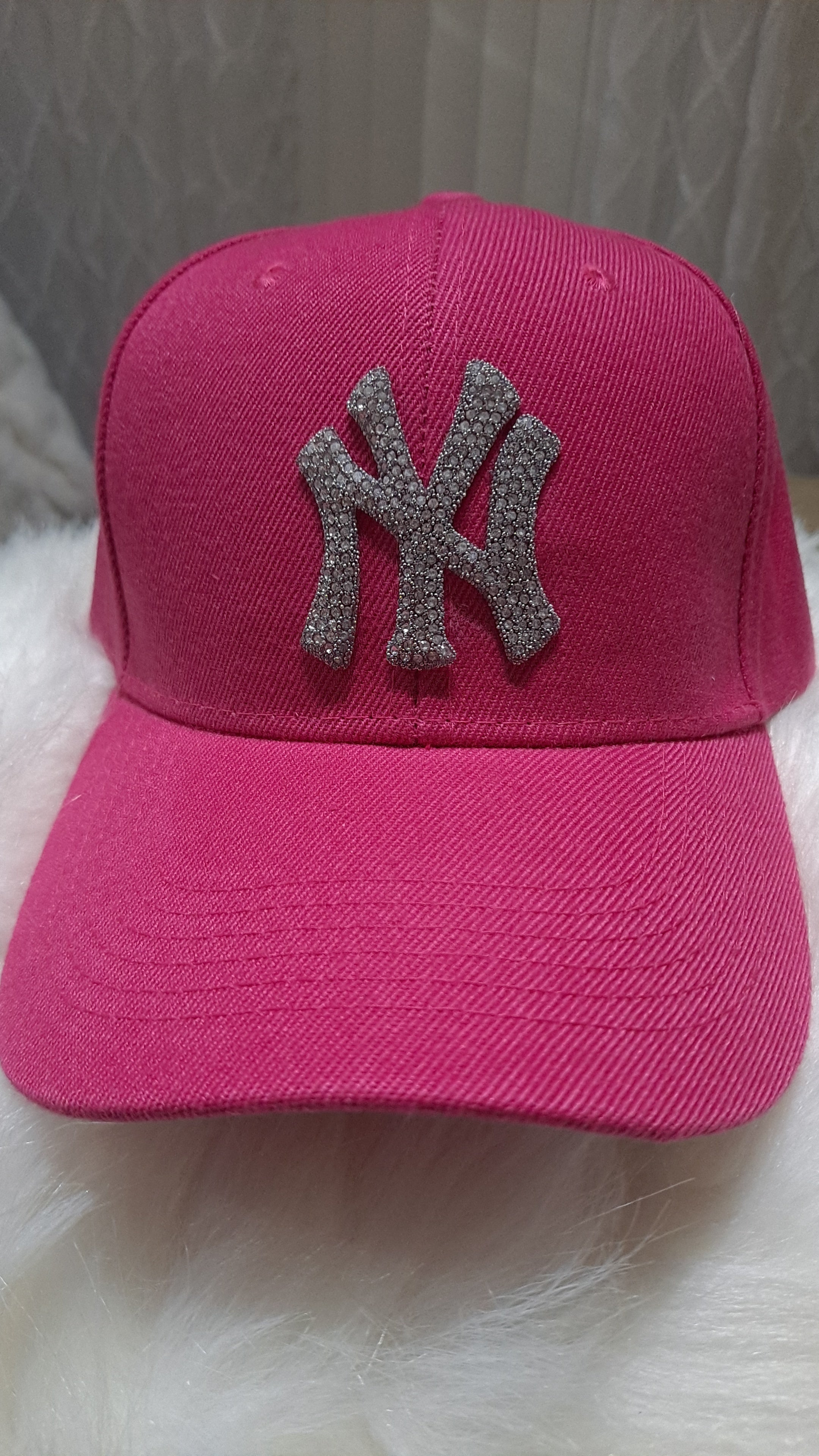 Basic LA or NY Bling Baseball Hat