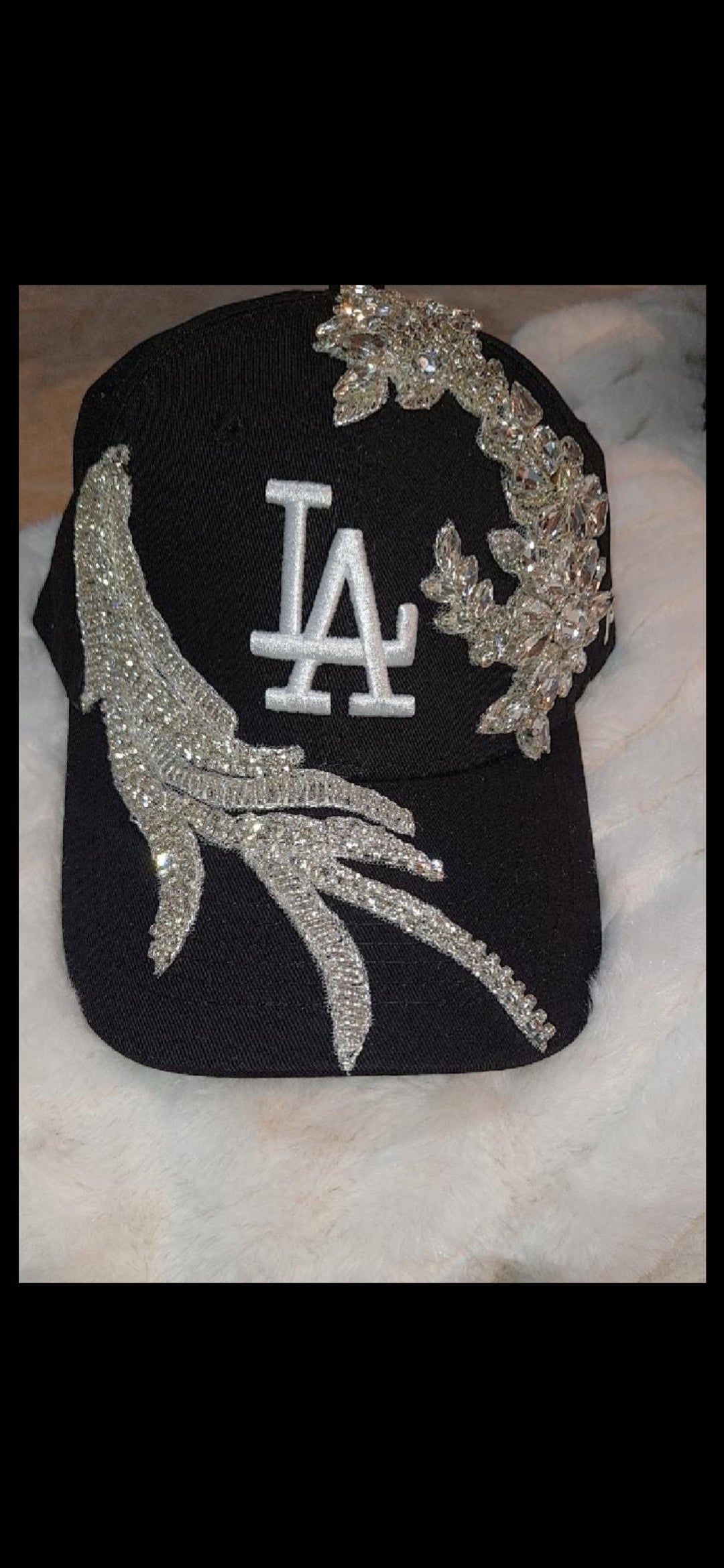 Custom bling NY hats