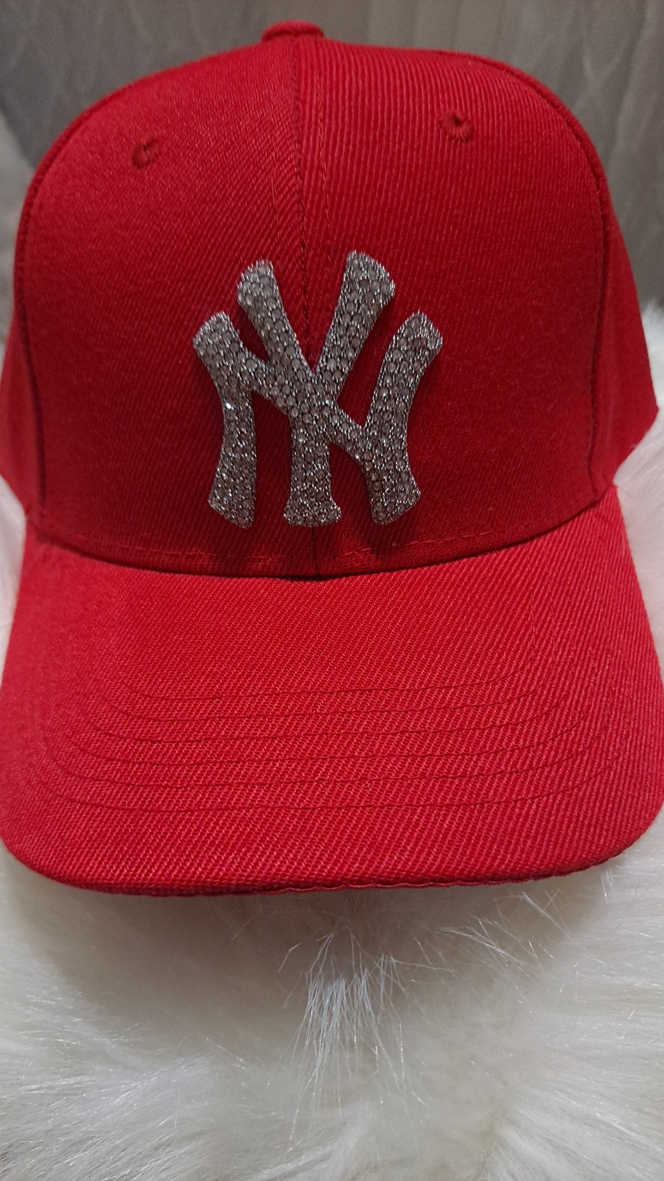 Basic LA or NY Bling Baseball Hat