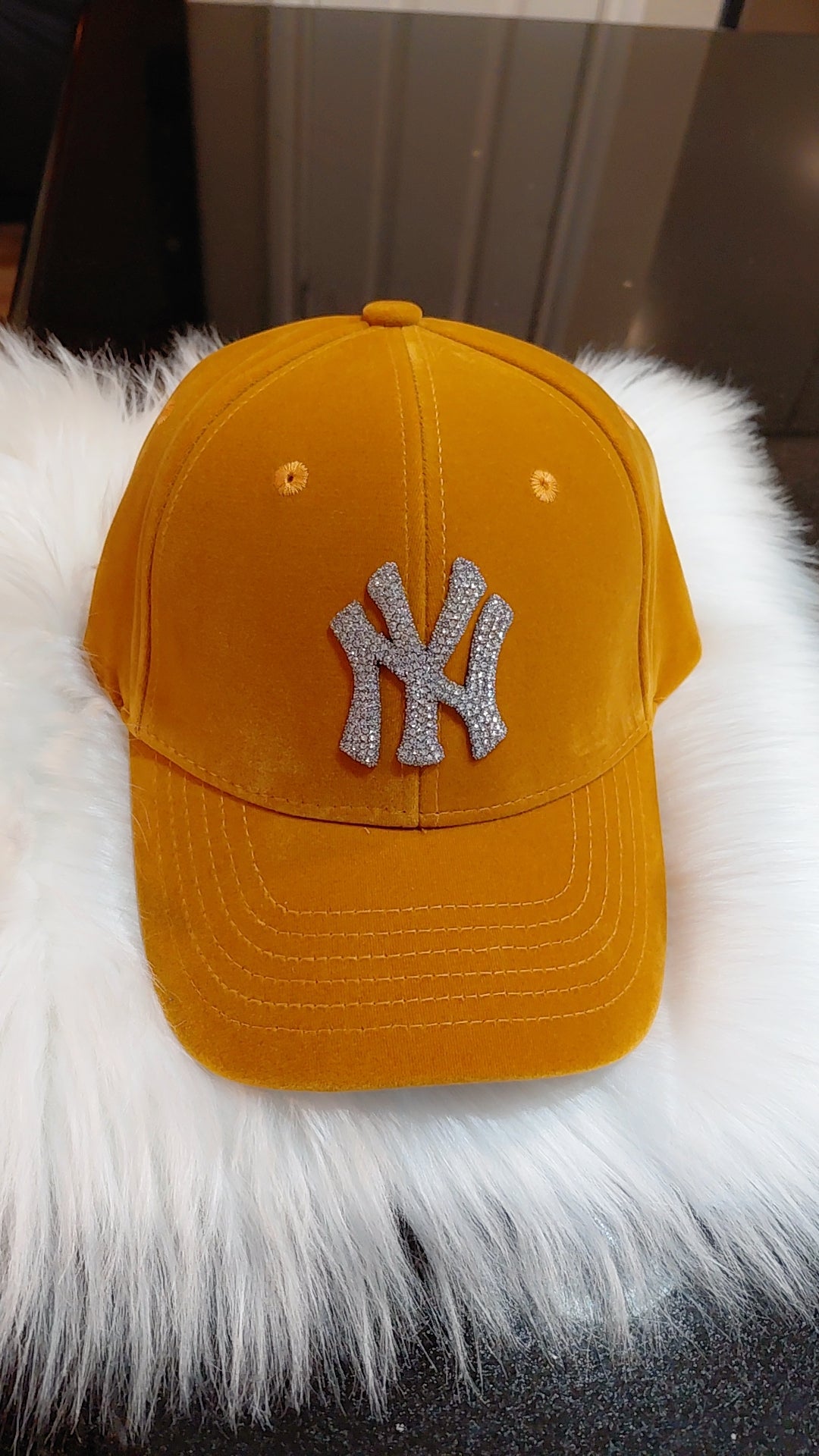 Velvet NY Bling Baseball Hat
