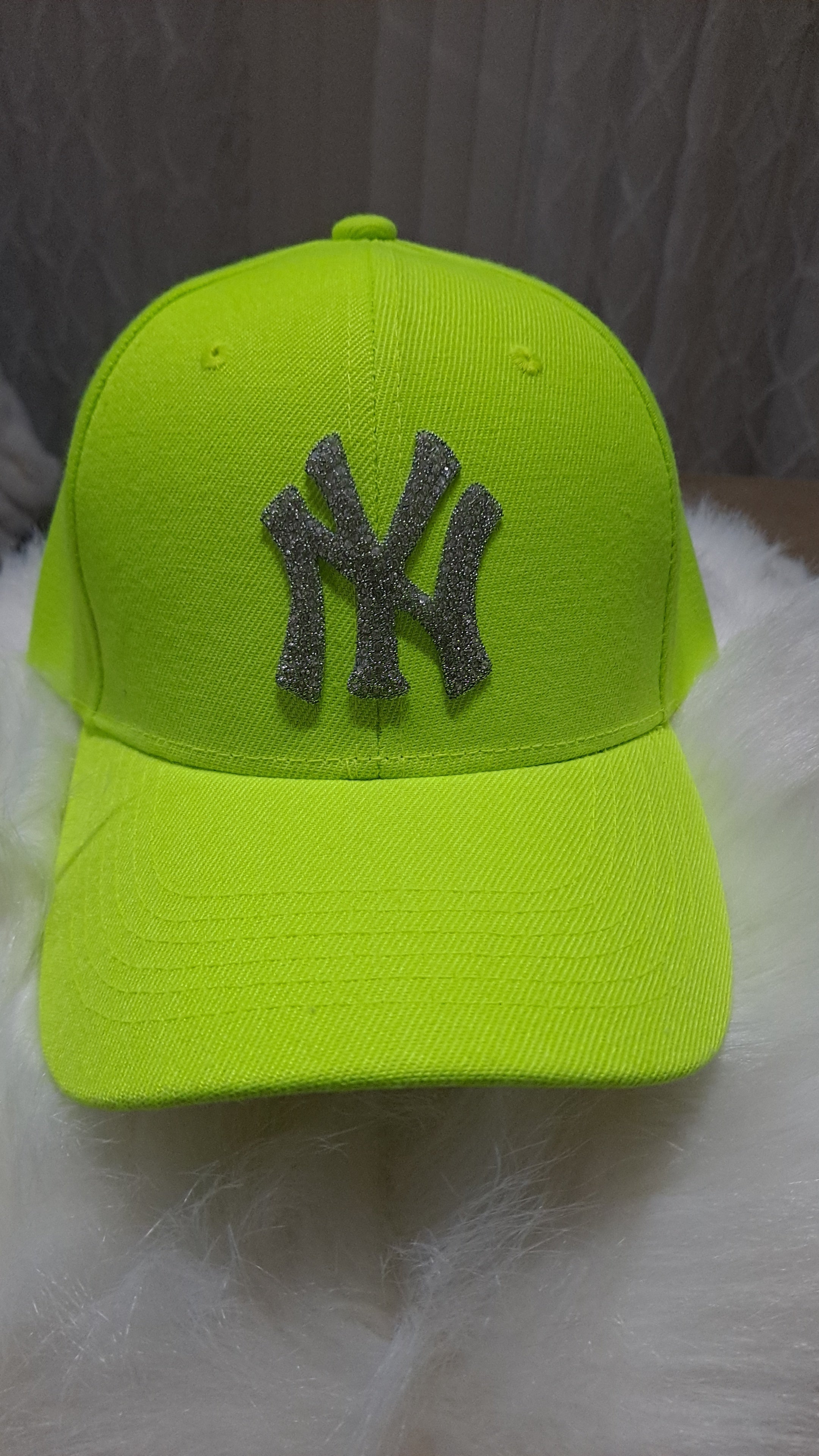 Basic LA or NY Bling Baseball Hat