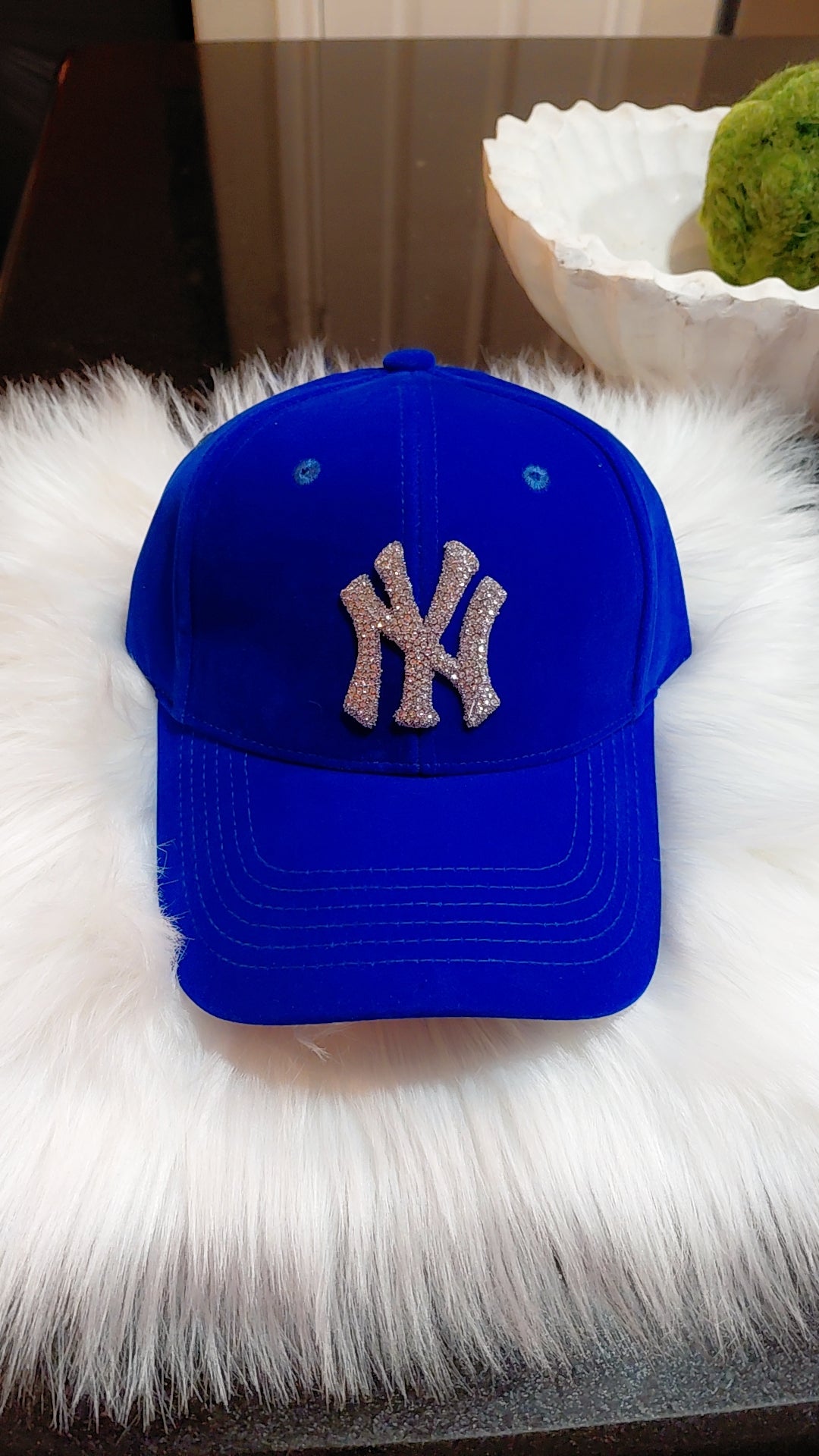 Velvet NY Bling Baseball Hat