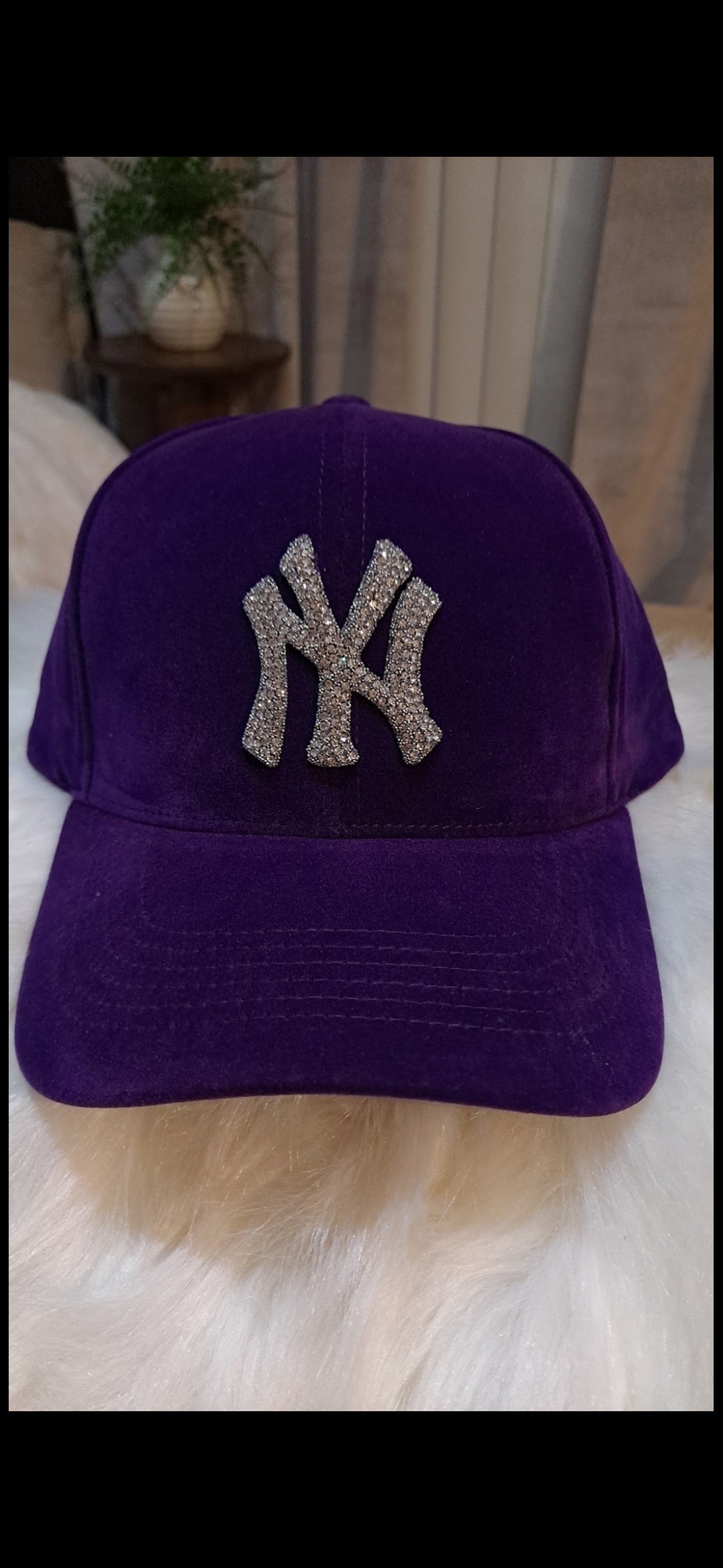Velvet NY Bling Baseball Hat