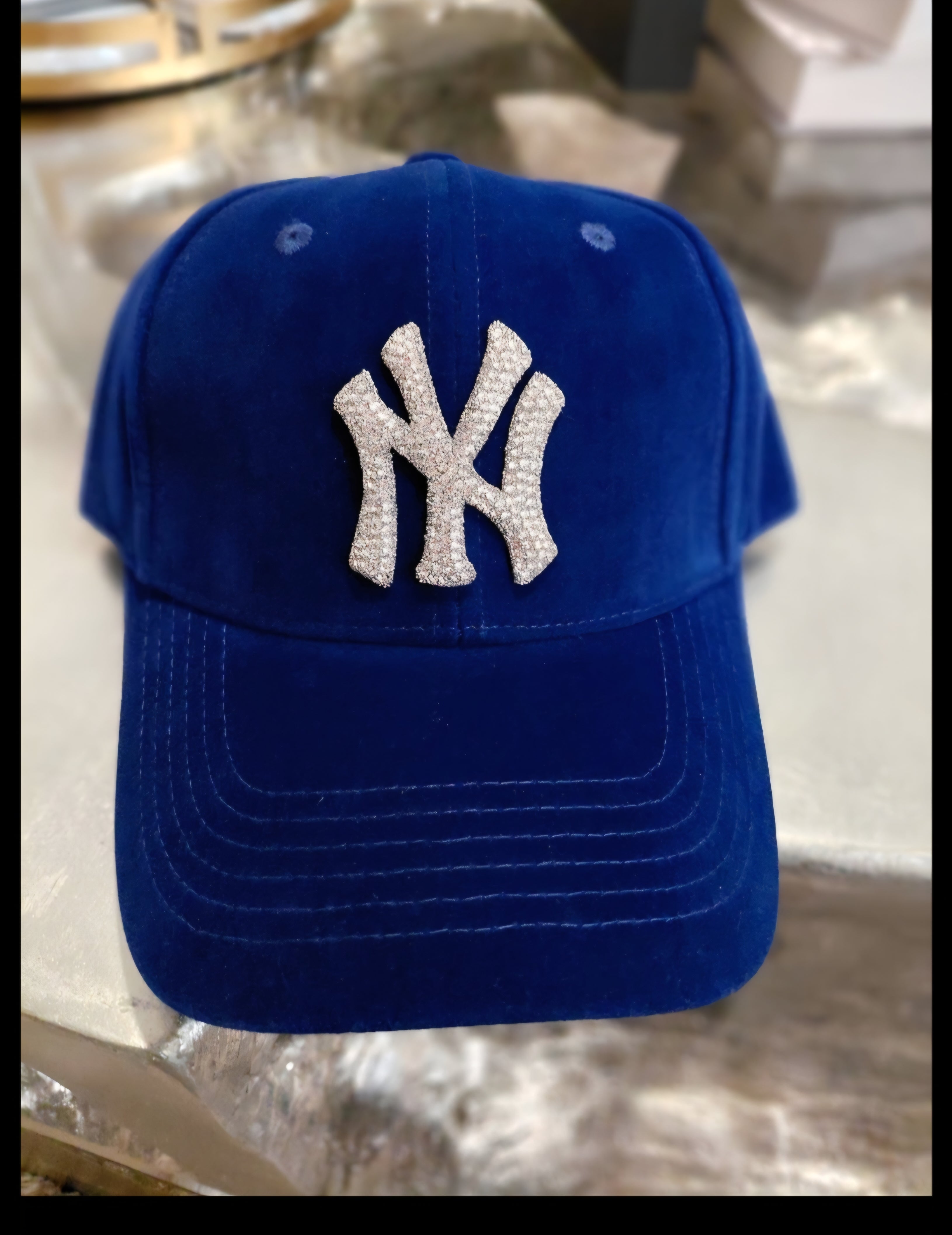 Velvet NY Bling Baseball Hat