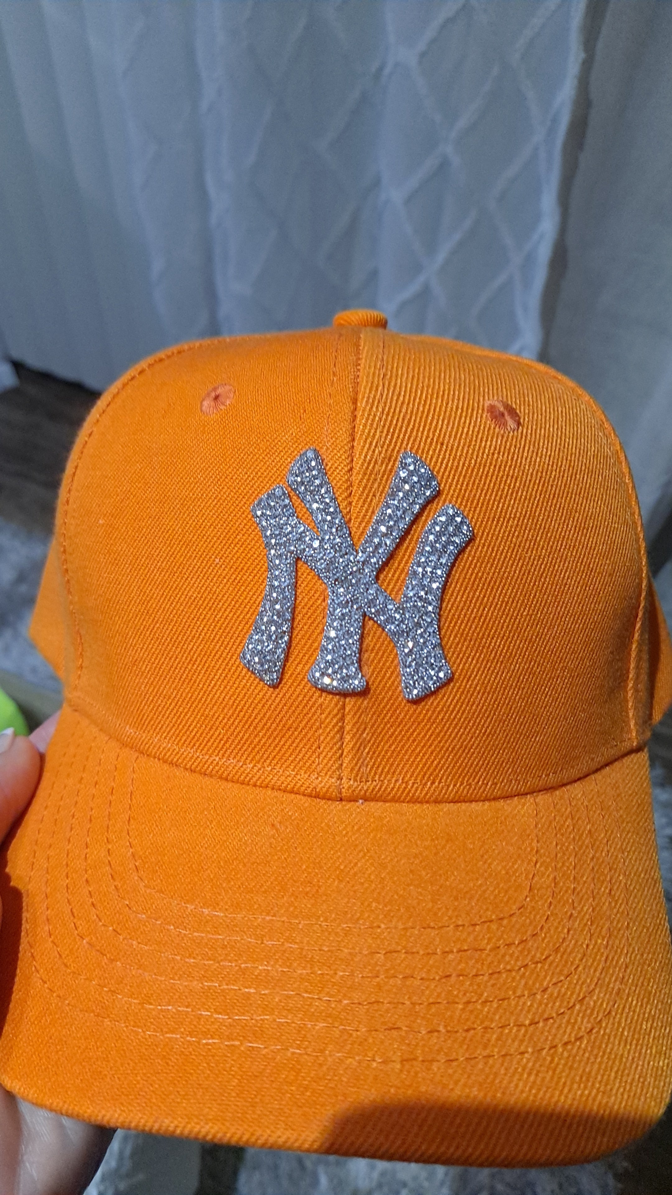 Basic LA or NY Bling Baseball Hat