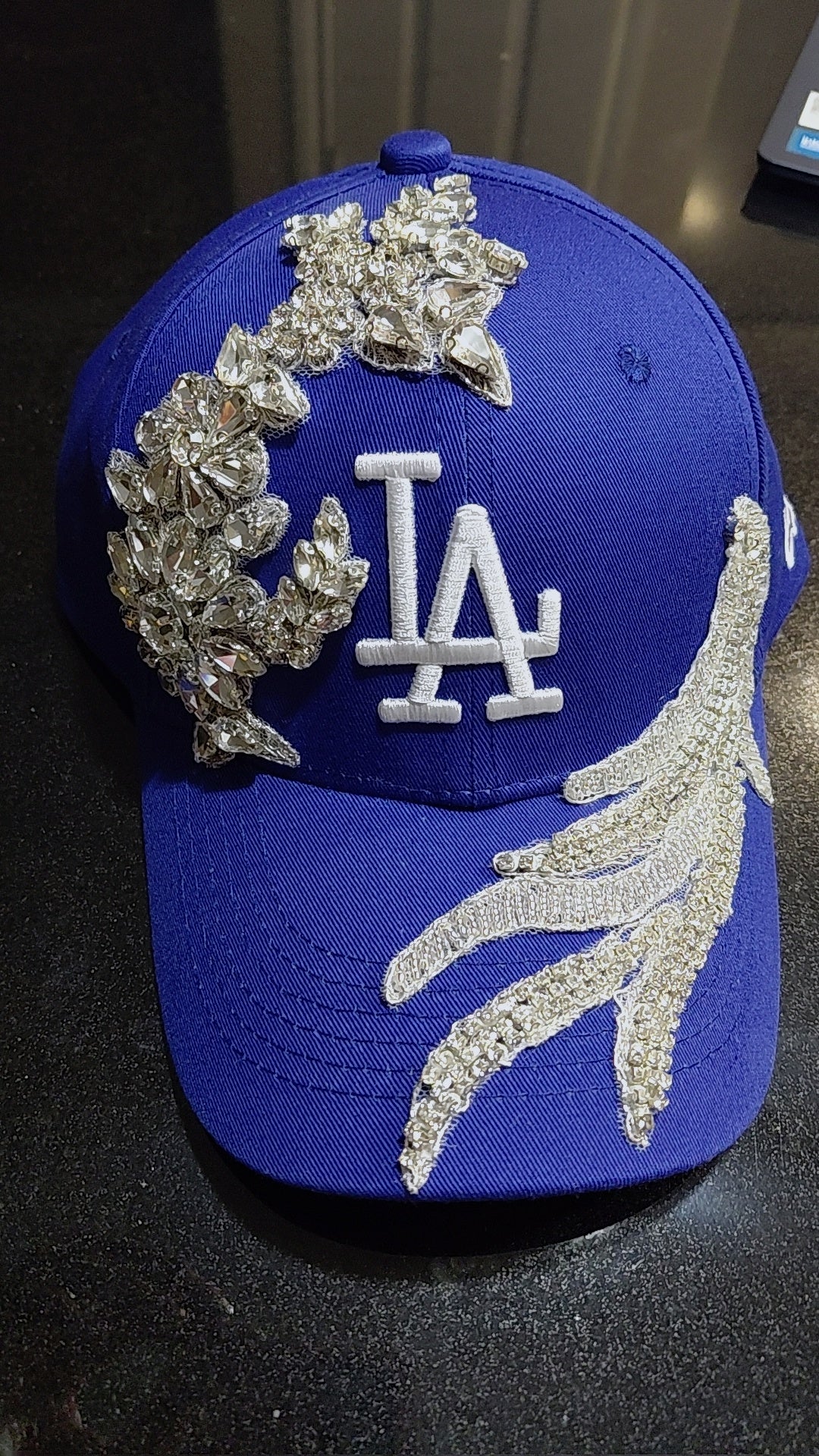 Custom bling NY hats